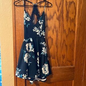 Blue Floral Dress